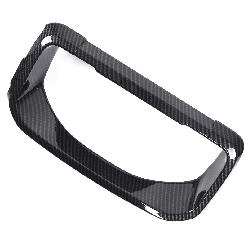 car-attention Carbon ABS Dashboard Instrument Panel Frame Trim Cover For
