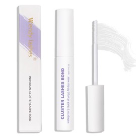Eyelash Glue for DIY Lash Extensions: Wendy, Supply to Use at Home, Wand, Mild, Fast Drying, Waterproof, GJ08, Clear, 5ml