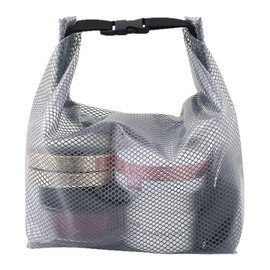 FamGift Clothes Storage Bag Waterproof Pool Translucent Convenient Portable EVA Waterproof Airtight Storage Bag Large Opening Design 24.5x27x11.5cm Handbags for Bathing, Swimming, Sauna, Unisex (Clear