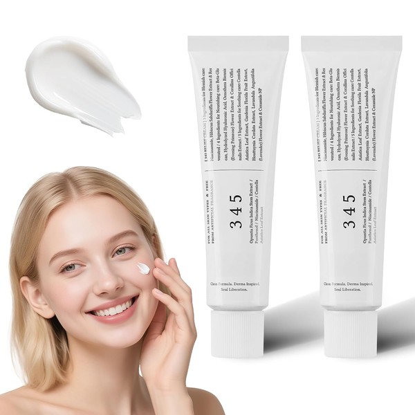JANLOUS 345 Relief Cream, 345 Humectante Calmante, Hidratante Calmante para