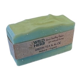 Wild Herb Green Tea and Aloe Natural Soap Bar (1BAR)
