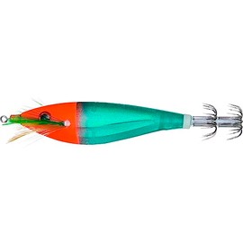 Yo-Zuri Ultra 3D Cloth M2 Squid Jig, Floating, 4-1/8 Inch, 105mm, #M, Clear Luminous Red Green