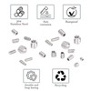 Ymaiss 380pcs 304 Stainless Steel Hex Allen Head Socket Set