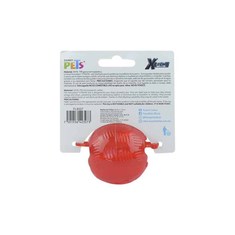Fancy Pets Juguete Bola Mini Xtreme para Perros Resistente Masticable