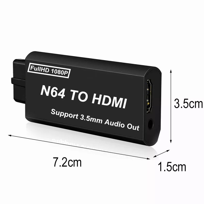 Gomia Adaptador De Vídeo Hdmi Para Ngc/n64/snes/sfc 1080p