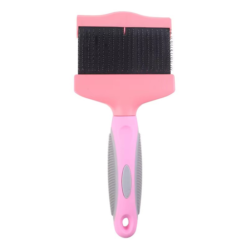 Dog Deshedding Brush – Double Sided Pet Hair Trimmer Comb,