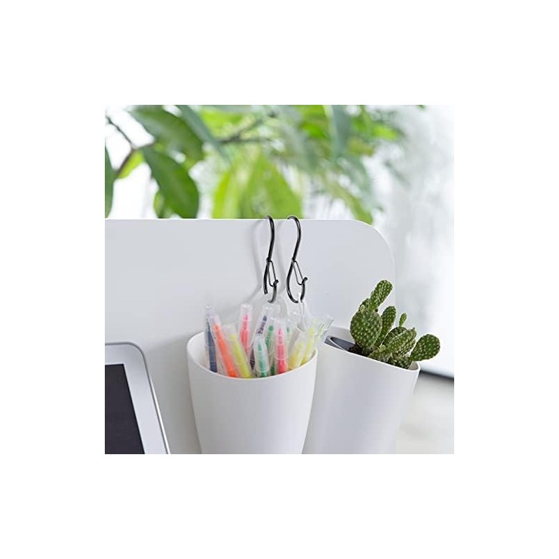 S-Shaped Hook with Lock, Hanging, for Kitchen, Bathroom, Veranda, Storage,