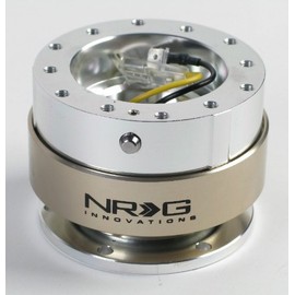 NRG Steering Wheel Quick Release Kit - Gen 1.0 - Silver/Titanium - Part # SRK-100TI