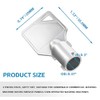 Zfegto GR777 Washer Dryer Machine Key for Greenwald Speed Queen