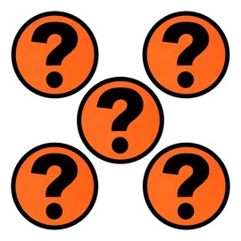 Question Mark Magnets - Fridge Magnets - Office Magnets - Whiteboard Magnets - Question Emoji for Magnetic Board, Magnetic Whiteboard, Refrigerator, Fridge at Office, School or at Home (Pack of 5)