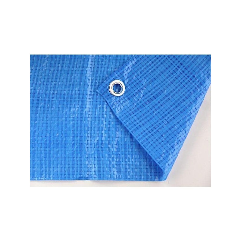 Okazaki Multi Blue Sheet, 2 Tatami Mat, Washable, Grommet, Leisure