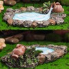 Trywise Hand Drawn Miniature Pond Fairy Garden Miniature Pond Realistic