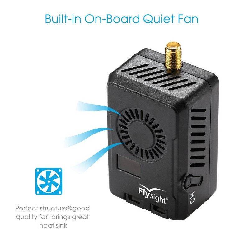 Flysight Black Mamba 5.8Ghz FPV Video Transmitter 40CH Wireless Audio
