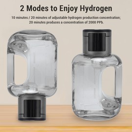Hydrogen Water Bottle Generator, 1L Large Capacity 5V Hydrogen Sports Bottle Empower Your Health, Portable USB Hydrogen Water Machine for Indoor Outdoor Sports Travel Home Office