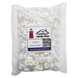 LIFE SAVERS Wint-O-Green Hard Candy Bulk - 2 Lbs - Lifesavers Individually Wrapped Mints - Wintergreen Flavor - Packaged by The LakeHouse Candy Shoppe