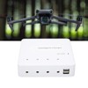 Intelligent Battery Charger with 4 Battery Ports 2 USB Ports