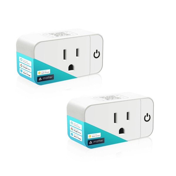 Matter Smart Plug, Enchufe Inteligente De 15 A Para Homekit,