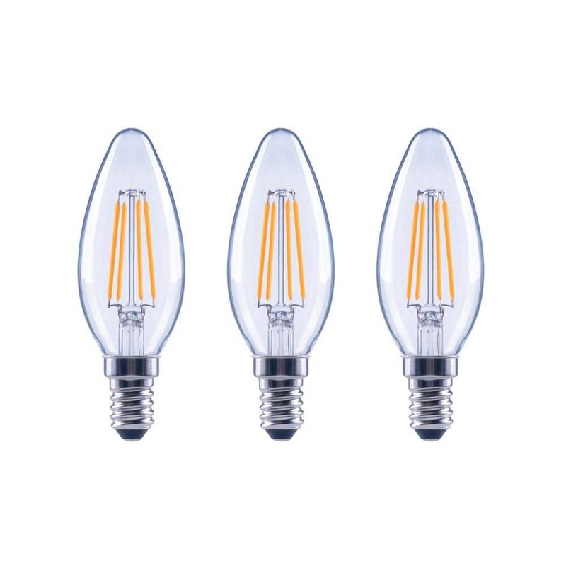 60-Watt Equivalent B11 Dimmable Energy Star Clear Glass Filament Vintage