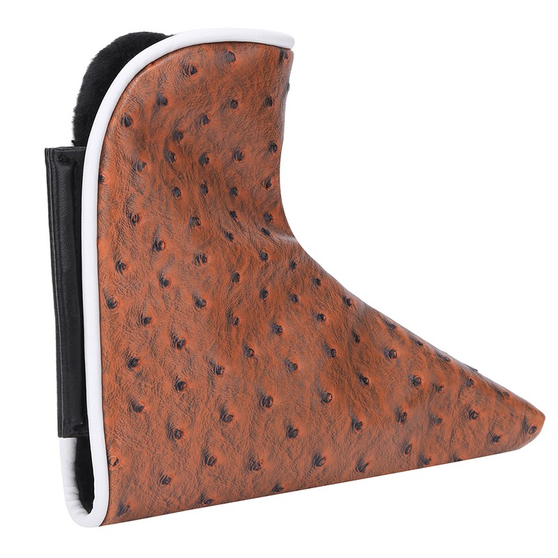 L Shape PU Leather Waterproof Thicken Lining Golf Putter Head