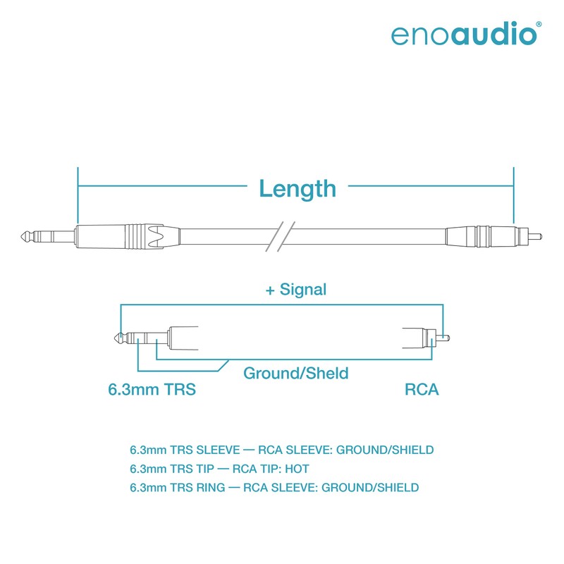 enoaudio Mogami 2534 Quad Professional Studio Cable Neutrik Gold 6.3
