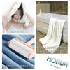 HOSUR 3 Piece Towel Set, Gray, Fluffy, Texture, Absorbent, Quick