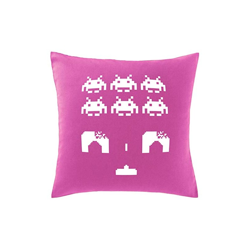 Hippowarehouse Space invaders Printed bedroom accessory cushion cover case 41x41cm