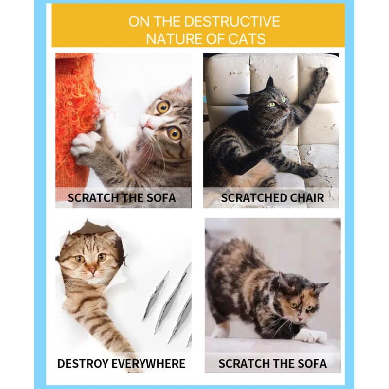 Cat Scratch Furniture Protector: Cat Anti Scratch Tape - Door