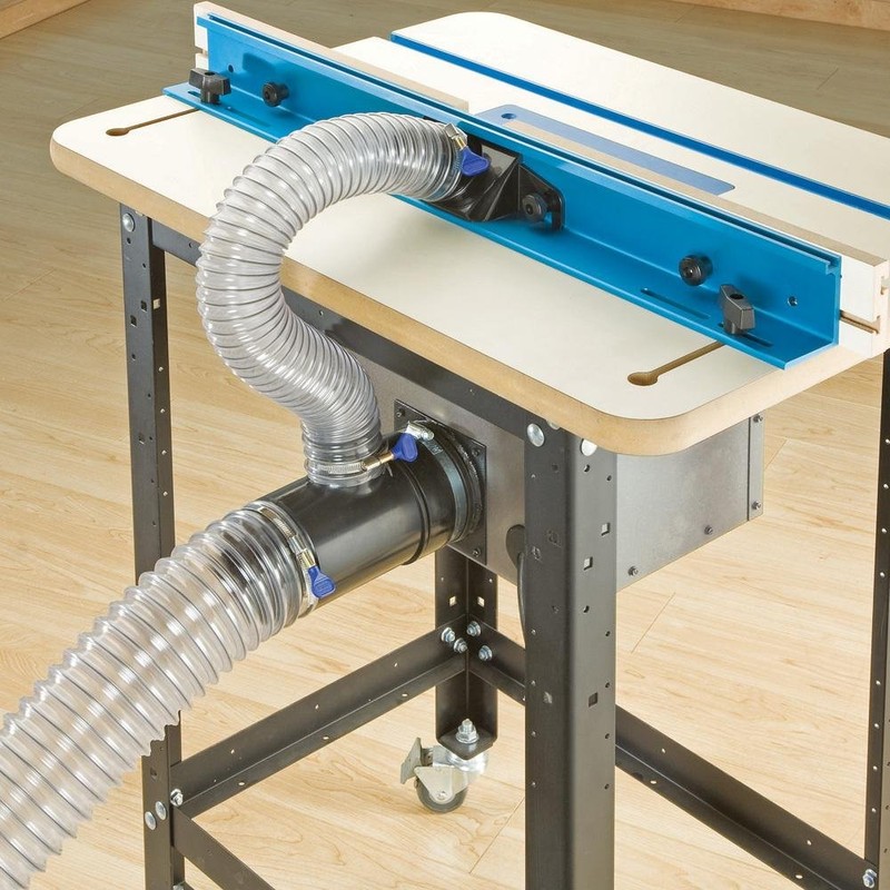Dust Right Router Table Dual Port - ABS Plastic Router