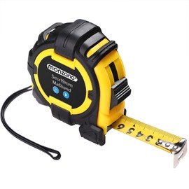 MONZANA® Tape Measure 3 m Roll Meter Sliding End Hook Tape Measure Car Roll System with Lock & Belt Clip Transport Tape