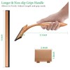 OPERNEE Shower Squeegee with Self Adhesive Hook, 14 Inches Stainless