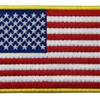American Flag USA National Embroidered Iron On Sew On Patch