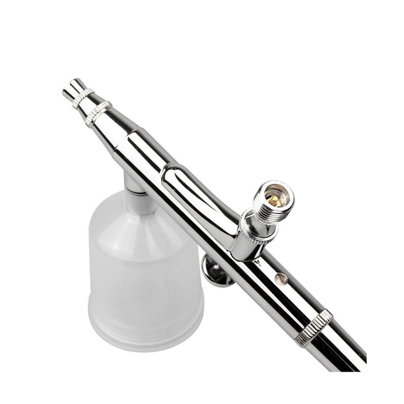 CYBERNOVA Double-Action Trigger Air-Paint Control Large Capacity Cup Airbrush