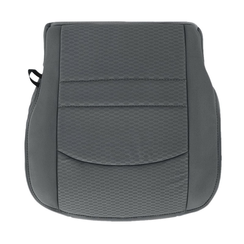 Priprilod Gray Cloth Driver Side Bottom Replacement Seat Cover Compatible