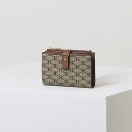Hazzys (신세계센텀점)HAZZYS ACC 브라운 로고패턴 가죽 중지갑 HIWA4E884W2 (Shinsegae Centum City) HAZZYS ACC Brown Logo Pattern Leather Medium Wallet HIWA4E884W2