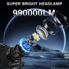AKNEAR Rechargeable LED Headlamp Super Bright, 99000 High Lumens Head