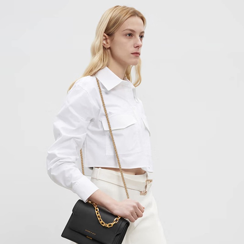 GEBAUM 1.2m Gold Bag Chain Strap