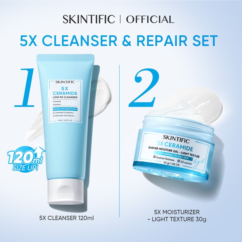 SKINTIFIC <NEW LAUNCH>SKINTIFIC 5X Ceramide Barrier Moisture Gel - Light