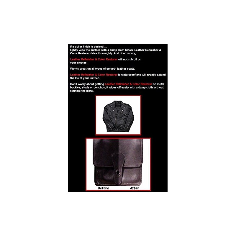 Leather Refinish Color Restorer Dye, Raspberry