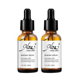 Alra Anti-Aging&Glowing Up Face Serum Set - Vegan, 2 in 1 Skin Care Kit for Women Gifts, Even Skin Tone, Glass Glow - Acne, Smooth - Specification: 2PCS 30ML RENEWAL SERUM (60ML)