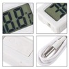 AITRIP 5 Pcs Digital LCD Thermometer Temperature Monitor with External