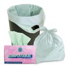 KOMPOSTABLES 100% Home Compostable Kitchen Trash Bags, 13 Gallon, Unscented