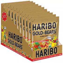 Haribo Goldbear Gummi Bears, 12 ct./4.oz Bags