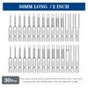 30 Piece Hex Head Allen Wrench Drill Bit Set, 1/4