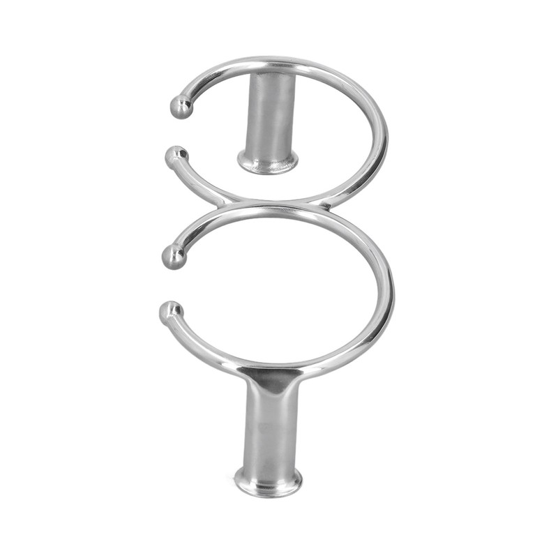 Double Open Ring Cup Holder 316 Stainless Steel Universal for