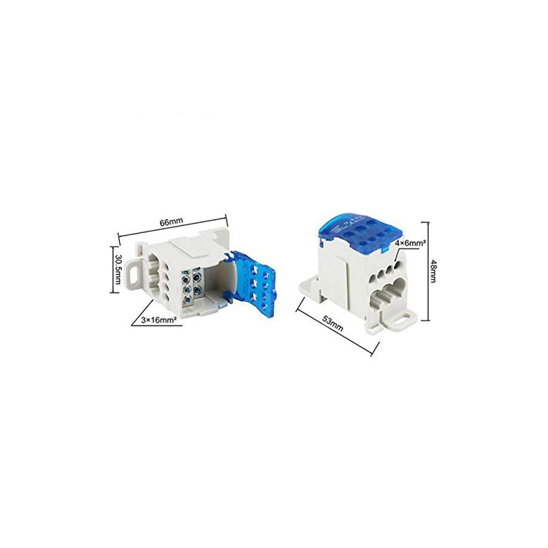 UKK-80A / 125A / 160A Distribution Box with DIN Rail