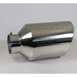 Linen-King Diesel Stainless Steel Bolt On Exhaust Tip 5" Inlet - 10" Outlet - 18" Long