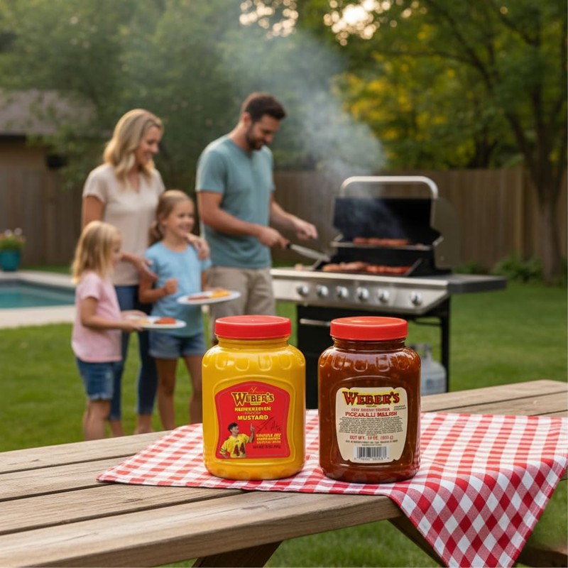 Weber’s Buffalo Favorites Bundle – Horseradish Mustard & Hot Green