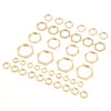 40pcs Brass Hex Lock Nuts G1/8 G1/4 G3/8 G1/2 G3/4
