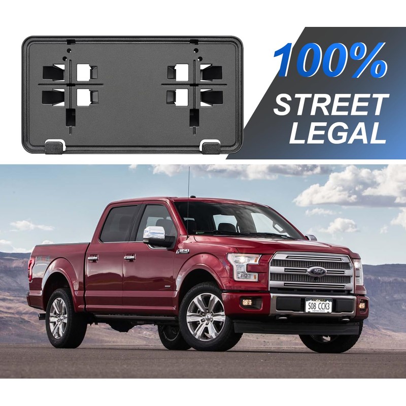 Front License Plate Frame for F150 2015-2017 Licence Plate Holder