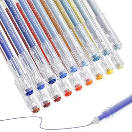 languo Gel Pens for Adult Coloring Books,Better than Markers and Colored Drawing Pencils for Kids Note taking Planner Lettering Calligraphy Drawing Preppy School Stuff (18 Blue Orange Colors)